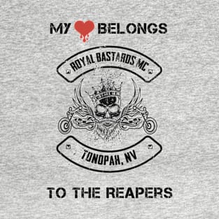 Royal Bastards MC Tonopah, NV Heart T-Shirt